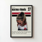 The Card - Personalized Football Art