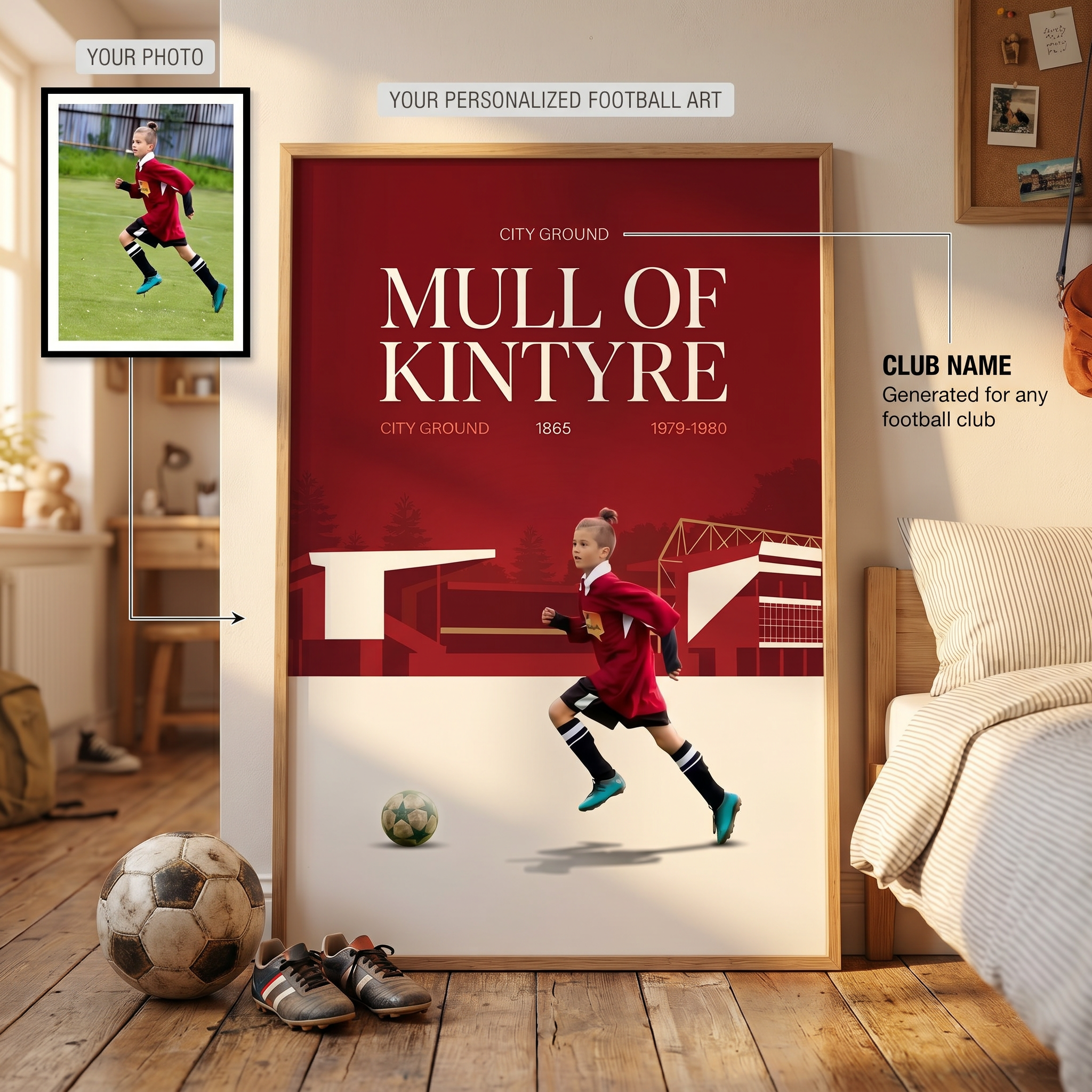 The Club Identity - Personalized Football Art