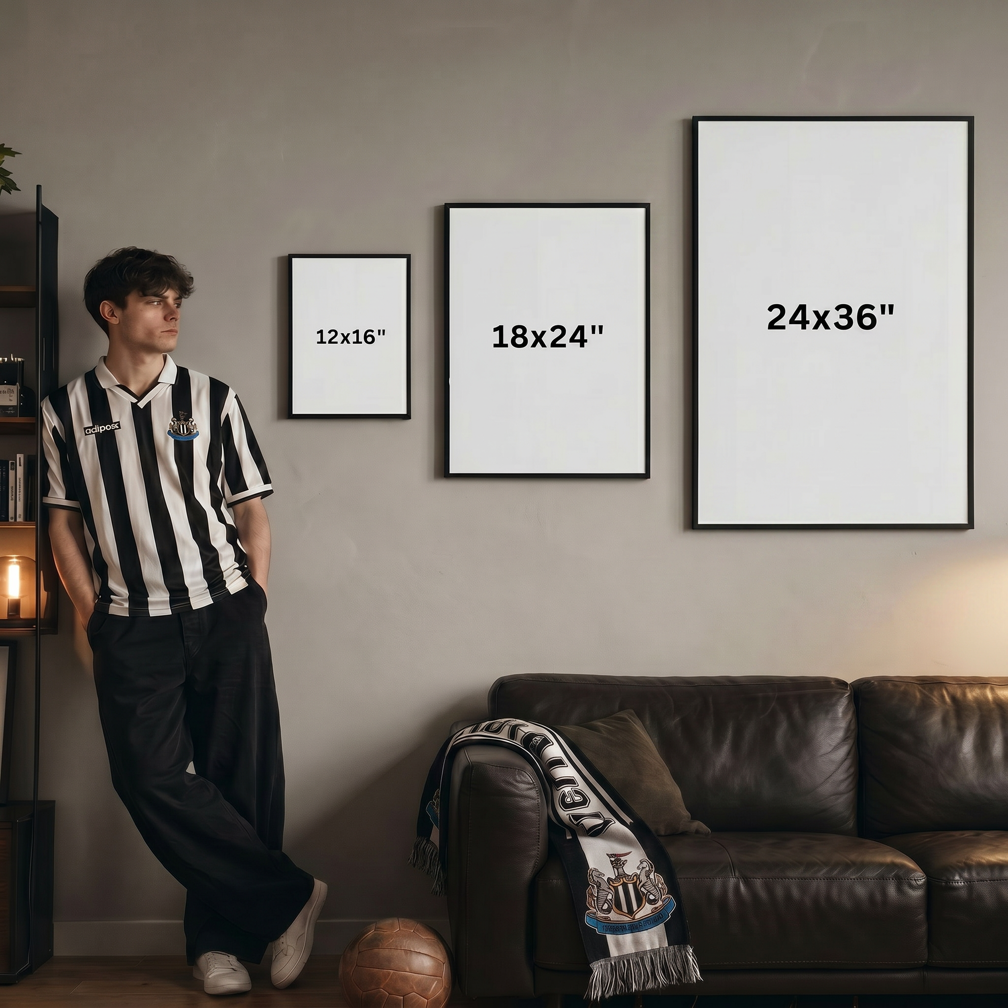 The Work/The Win - Personalized Football Art