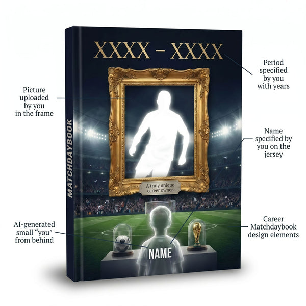 CAREER MATCHDAYBOOK — Lifetime memory book for football players